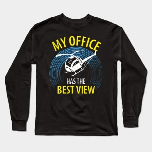 Helicopter Pilot Long Sleeve T-Shirt